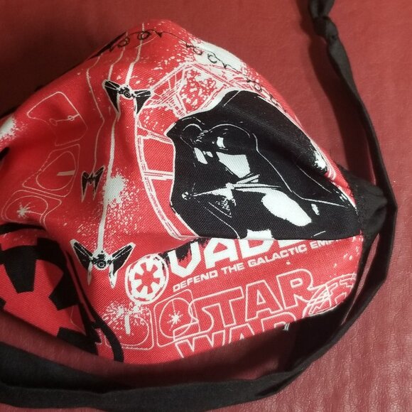 Kid Size Mask w/ Silver & Copper Filters- Darth Va - Picture 3 of 5